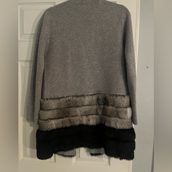 PLY Cashmere✨ Cashmere & Rabbit Fur Cardigan - Picture 4 of 8
